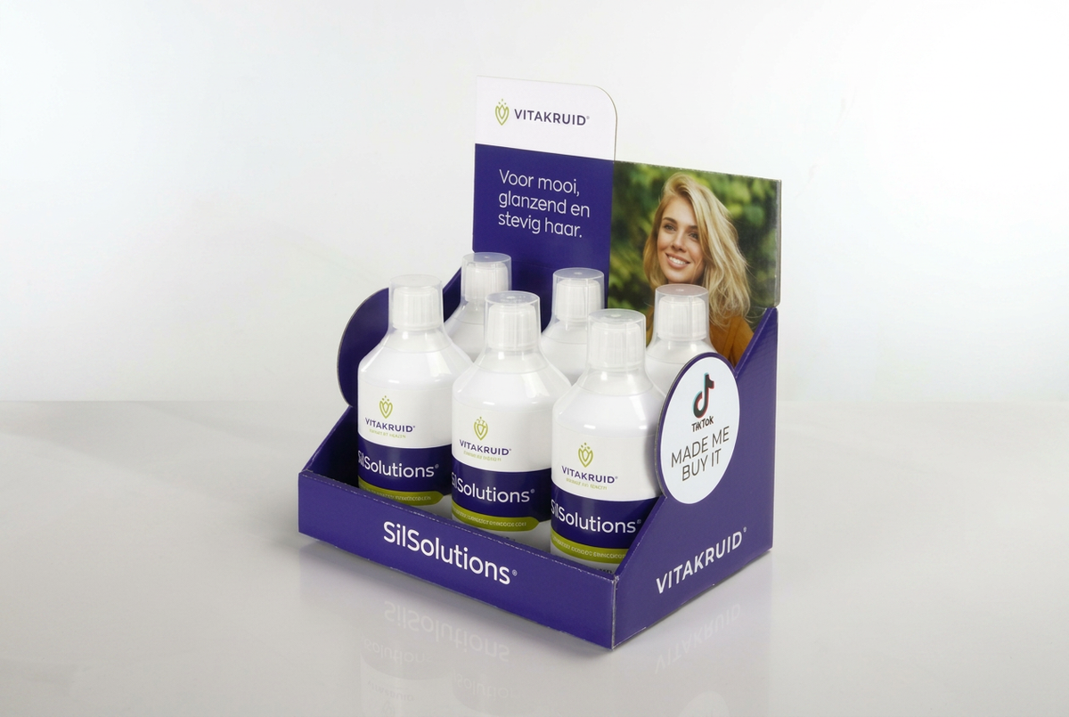 Voedingssupplement display - Toonbankdisplay - Vitakruid - Holbox Shop Direct
