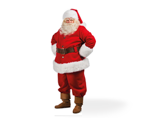 Kartonnen displays voor Kerst