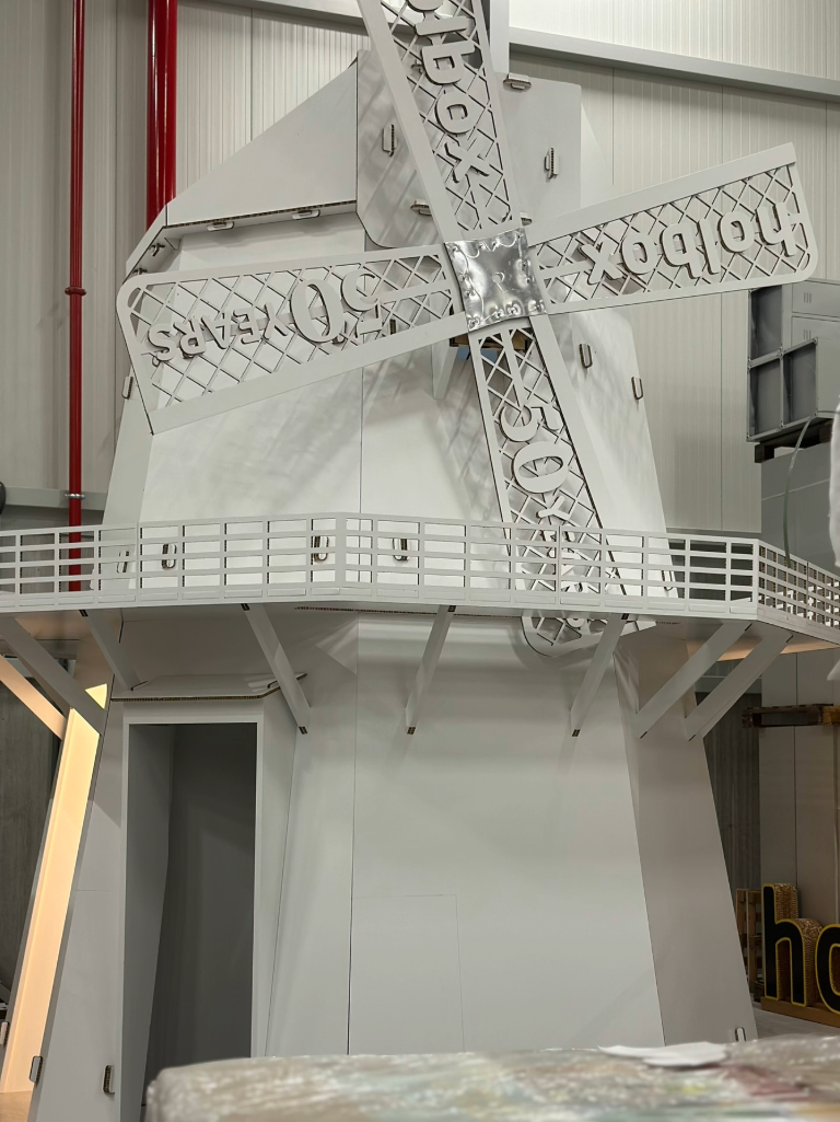 Witmodel molen EuroShop 2026 - Holbox