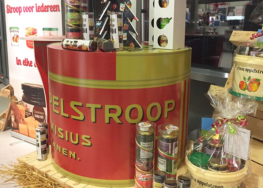 Kartonnen Appelstroopblik Canisius Kartonnen Appelstroopblik Canisius