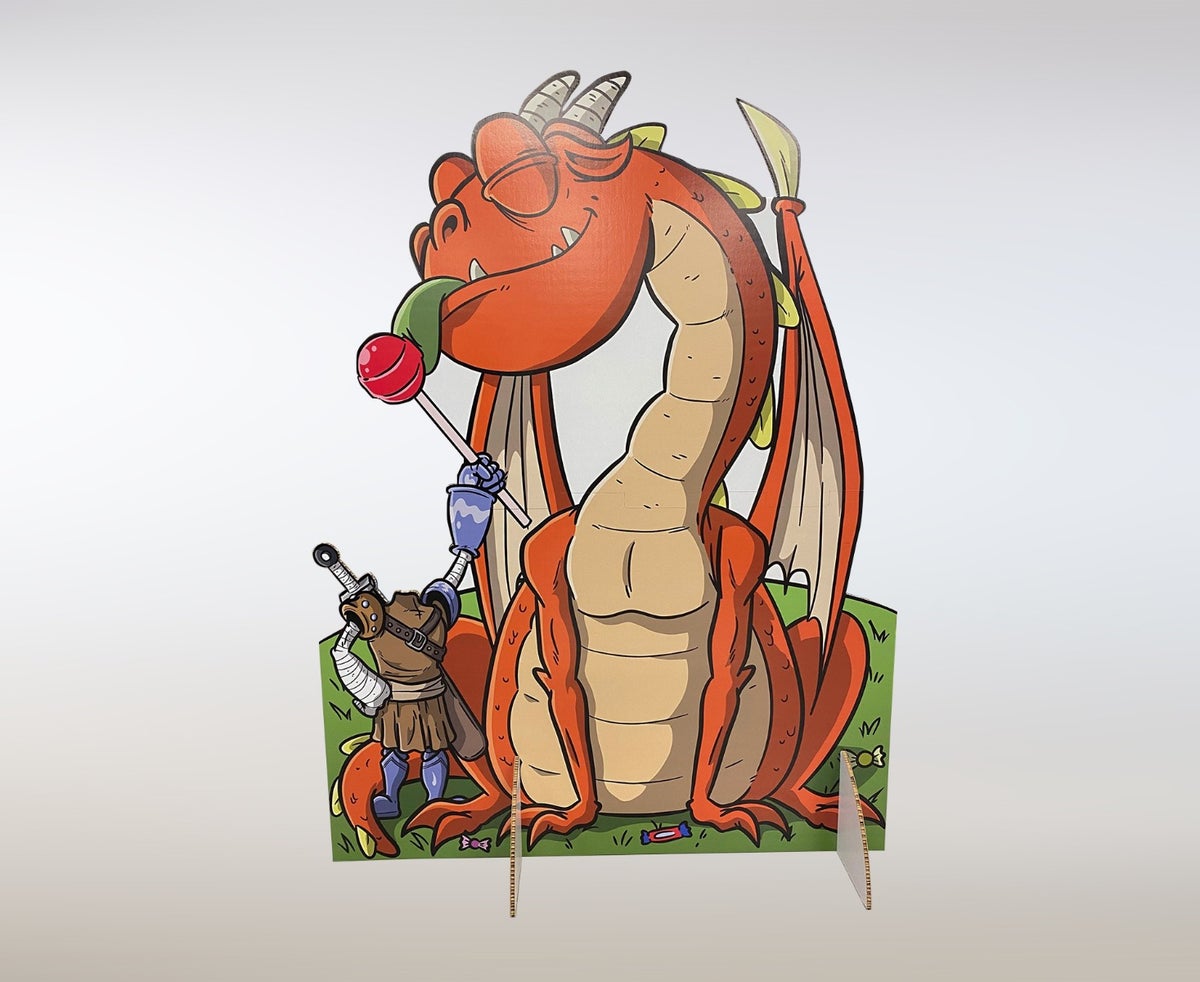 Levensgroot figuur - reboard karton
