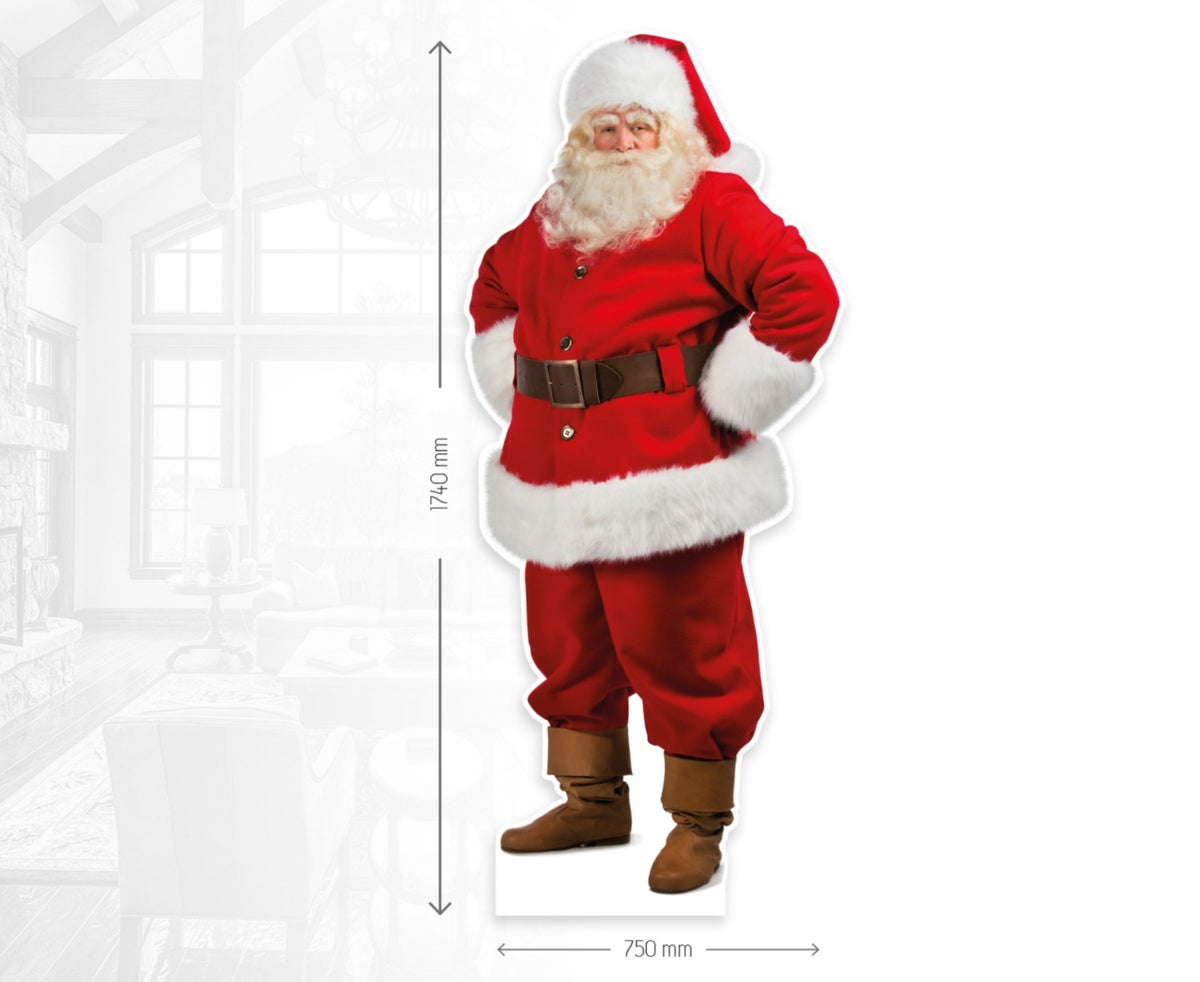 Levensgrote Kerstman | 174 cm hoog