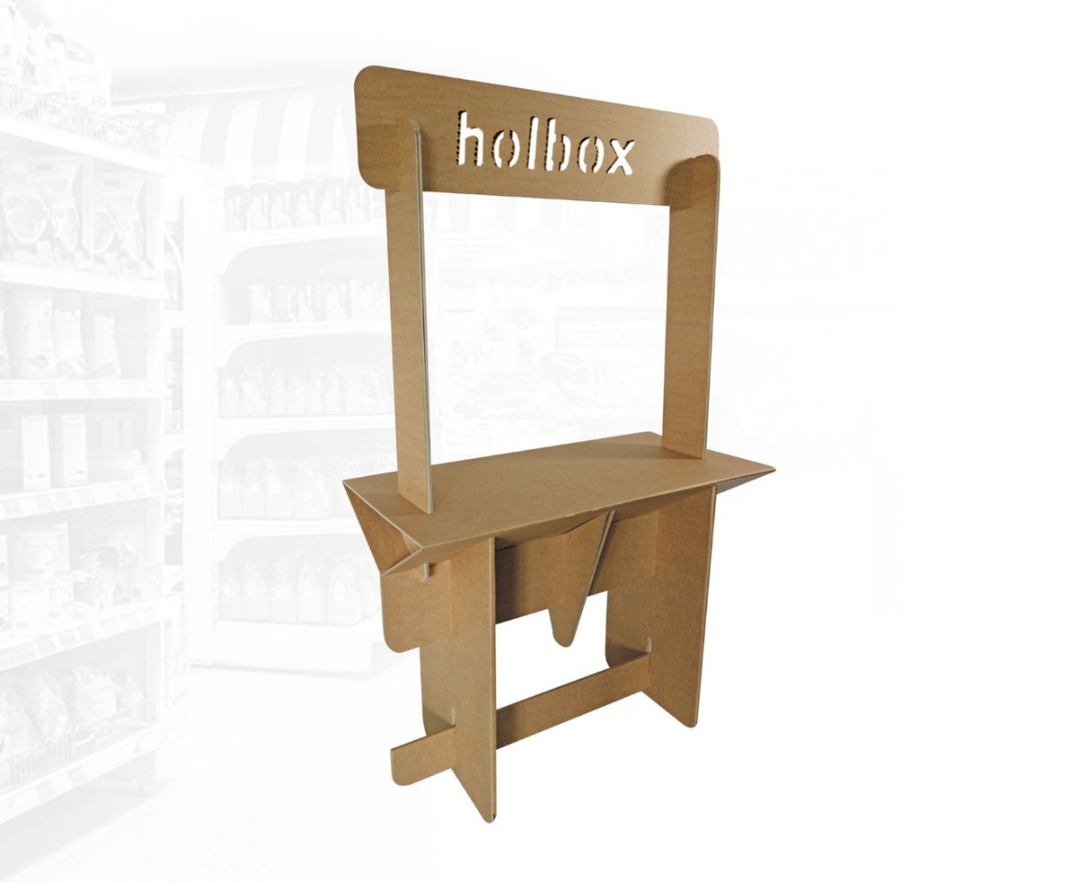 Kartonnen Marktkraam Eigen design persoonlijk Holbox Shopdirect 