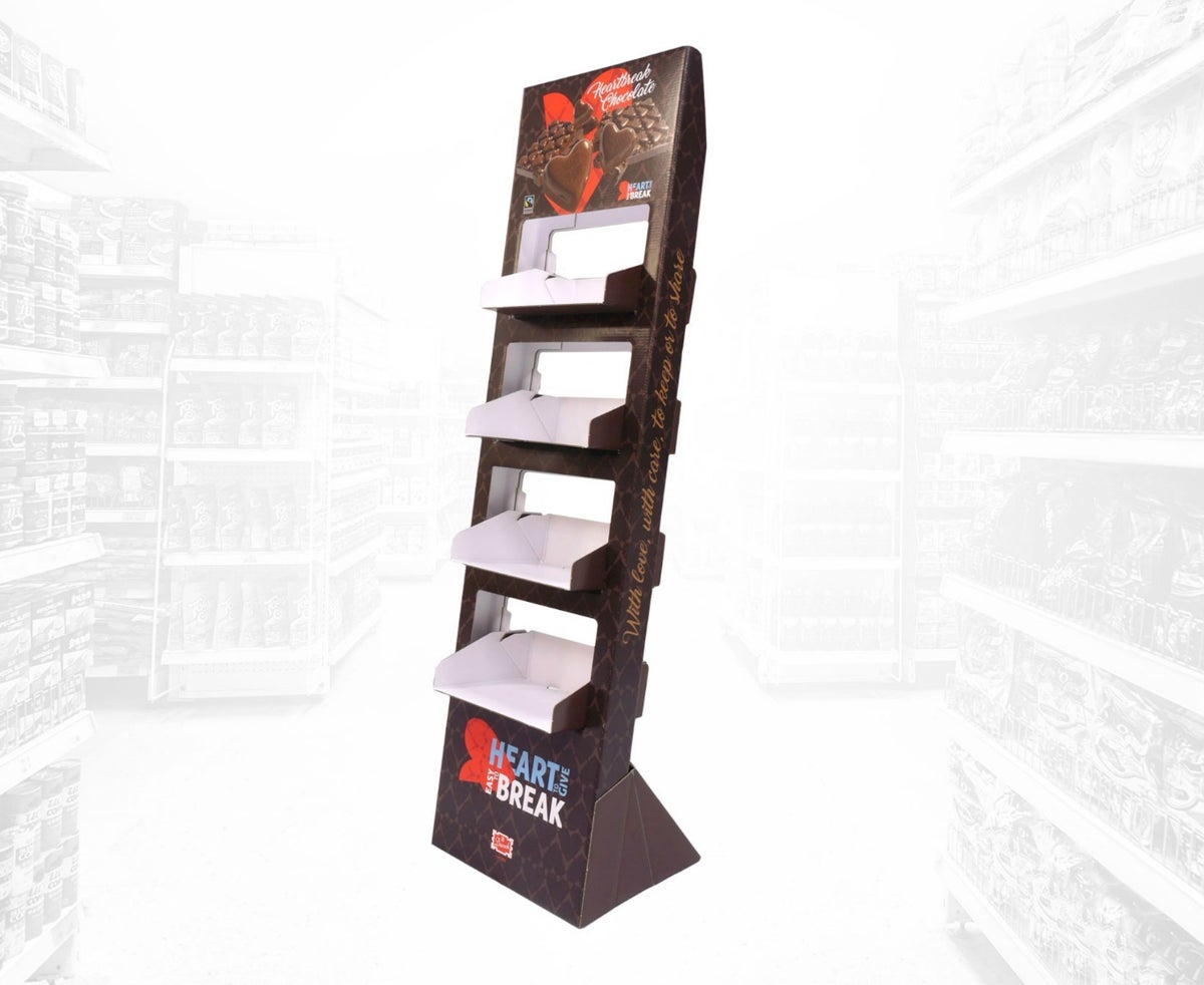  Petrol display Karton Holbox Shopdirect Zwart