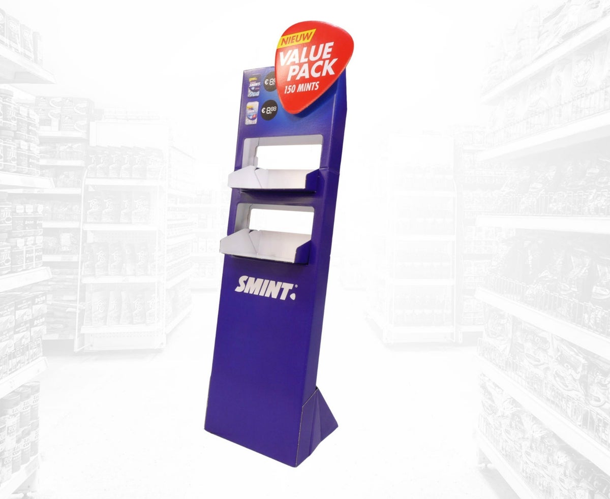  Petrol display Karton Holbox Shopdirect  Blauw