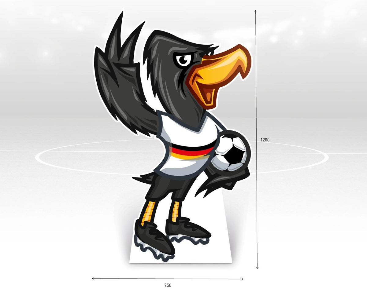 Weltmeisterschaft Fußball | Lebensgroßer Maskottchen