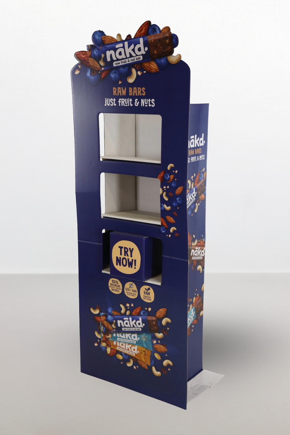 Voedingssupplement display - Vloerdisplay - NAKD - Holbox Shop Direct Voedingssupplement display - Vloerdisplay - NAKD - Holbox Shop Direct