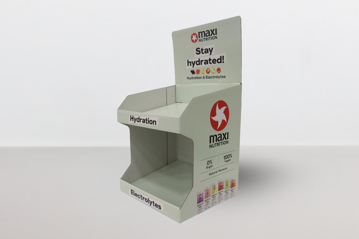 Voedingssupplement display - Toonbank - Maxi Nutrition - Holbox Shop Direct Voedingssupplement display - Toonbank - Maxi Nutrition - Holbox Shop Direct