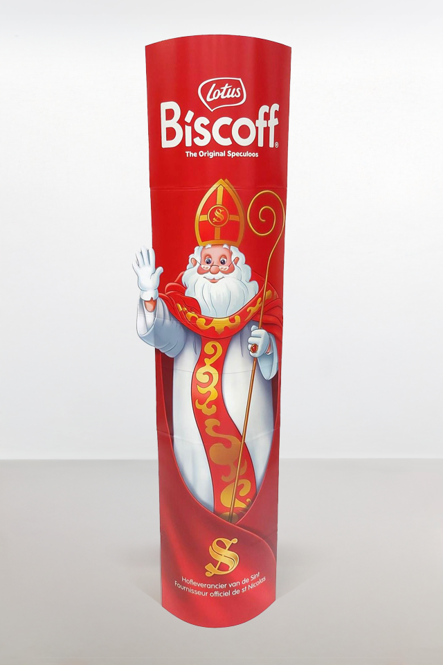 Standaard kartonnen display voor de feestdagen Standaard kartonnen display voor de feestdagen