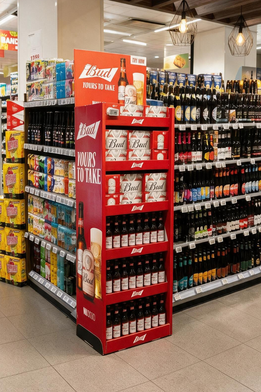 Budweiser Hang-In Display - Holbox Shop Direct Budweiser Hang-In Display - Holbox Shop Direct