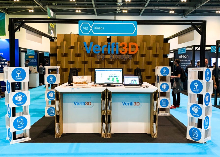 Duurzaam exposeren met kartonnen modulaire beursstands Duurzaam exposeren met kartonnen modulaire beursstands