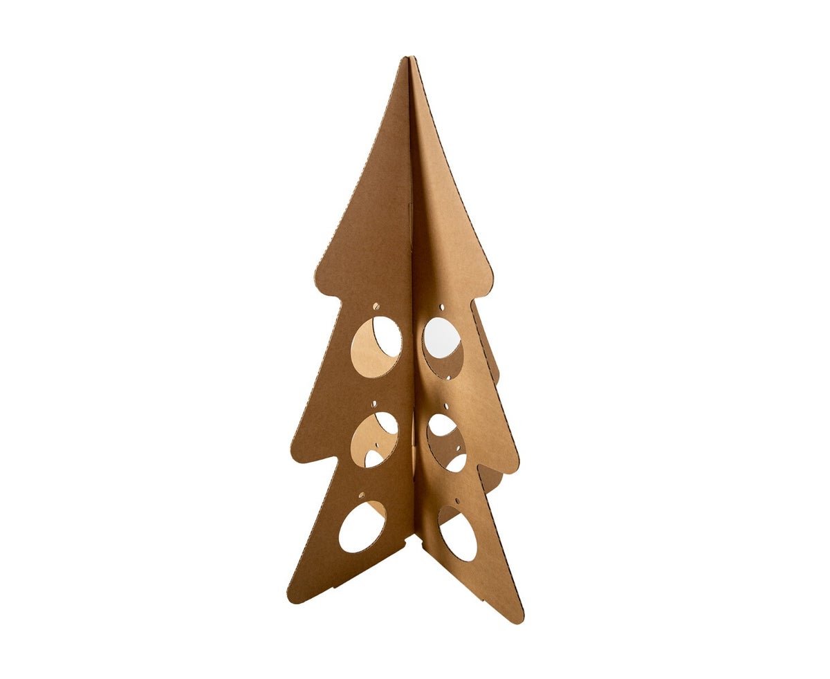 Kerstboom van karton | 76,5 cm hoog