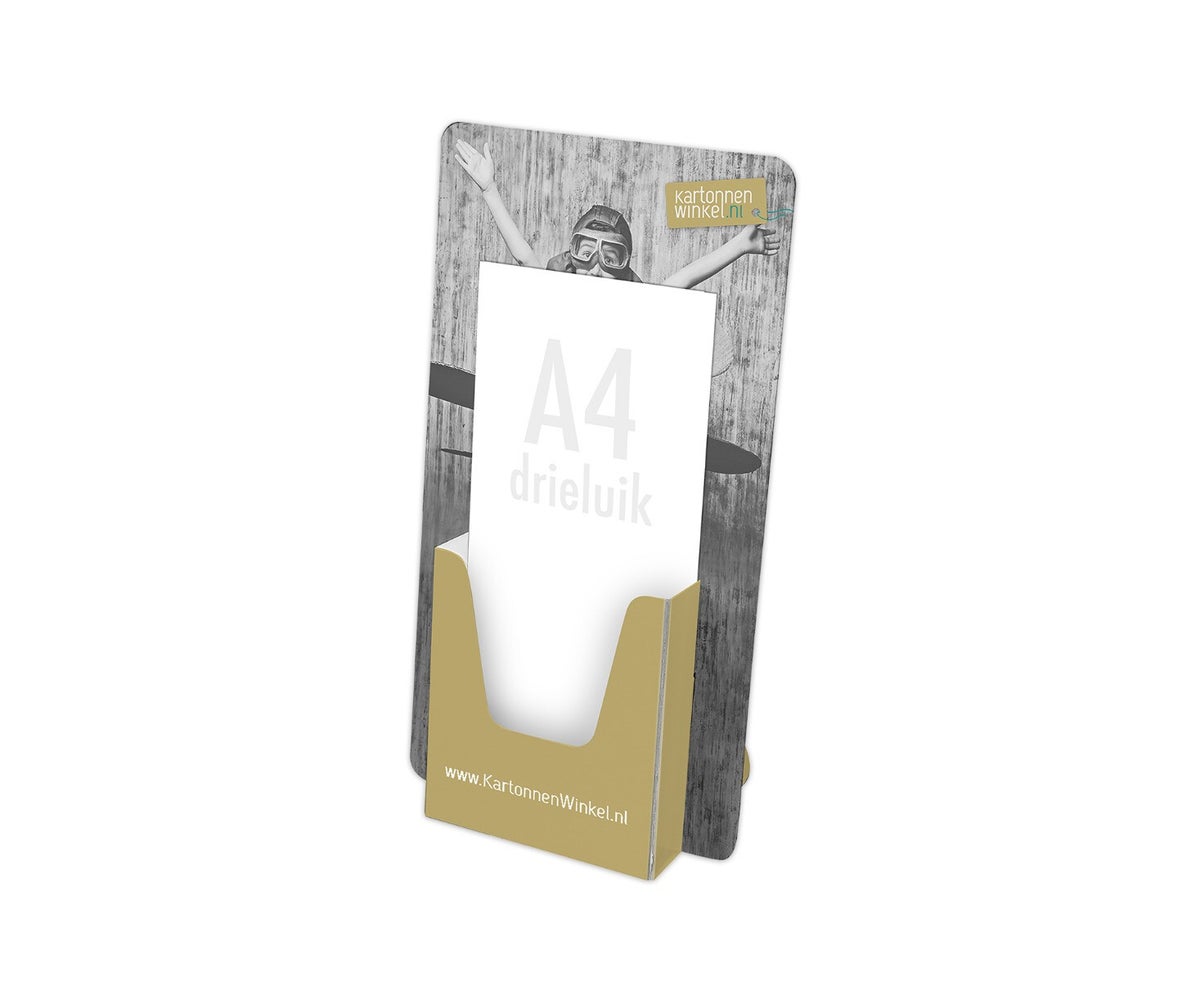 Folderbakje A4 drieluik