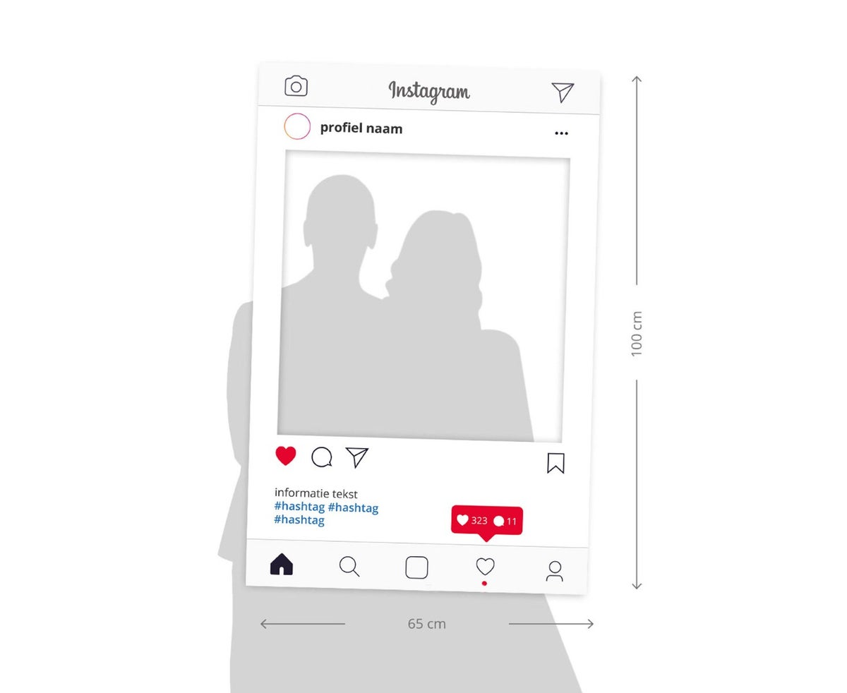 Social media fotoframe
