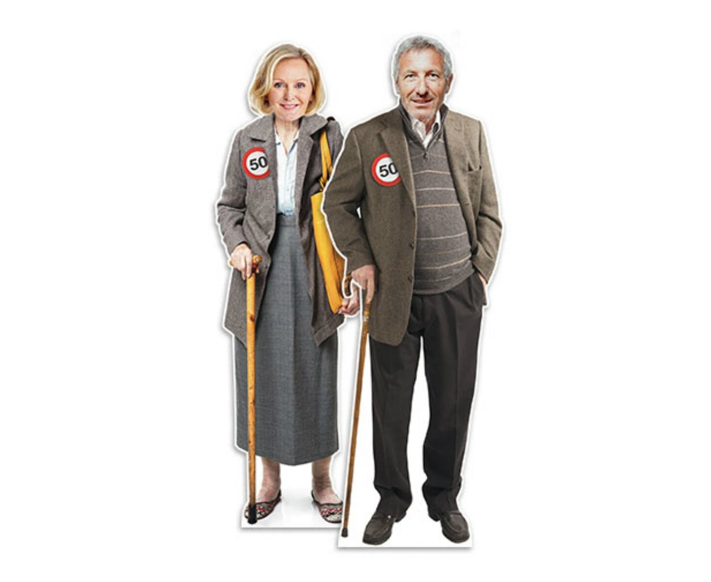 Kartonnen Sarah of Abraham figuur gepersonaliseerd door Holbox Shopdirect