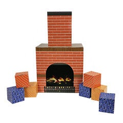 Sinterklaas schoorsteen klein | 69 cm hoog