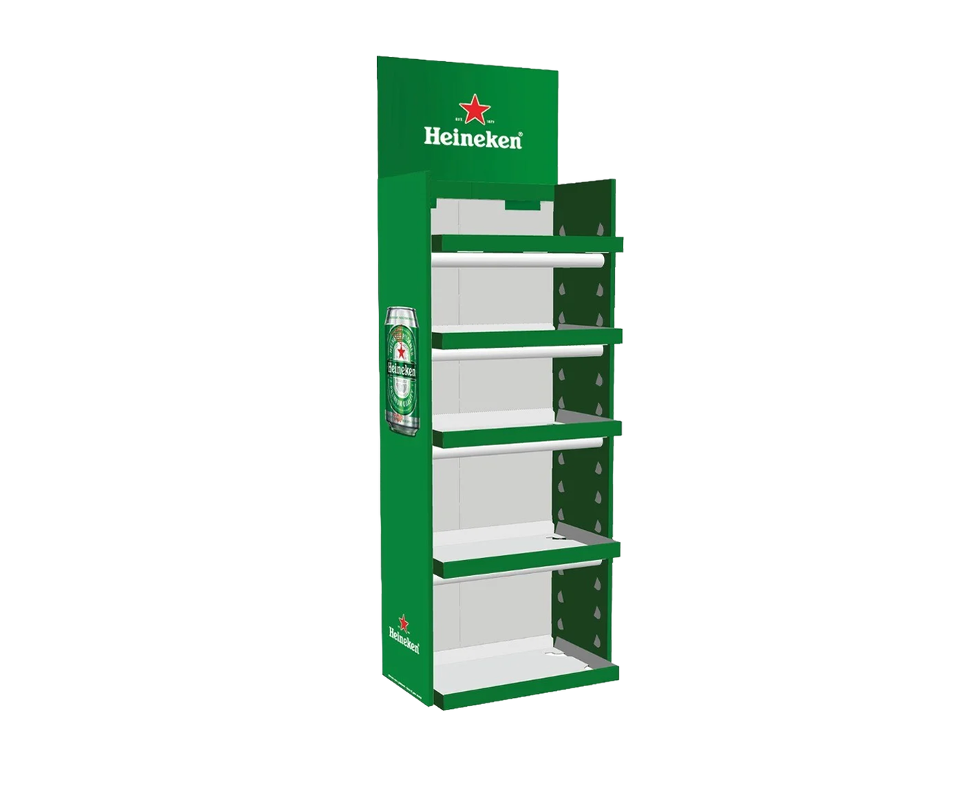 Palletdisplay met kokers REGULAR | 60 x 40 | tot 15 kg per tray | Diverse varianten