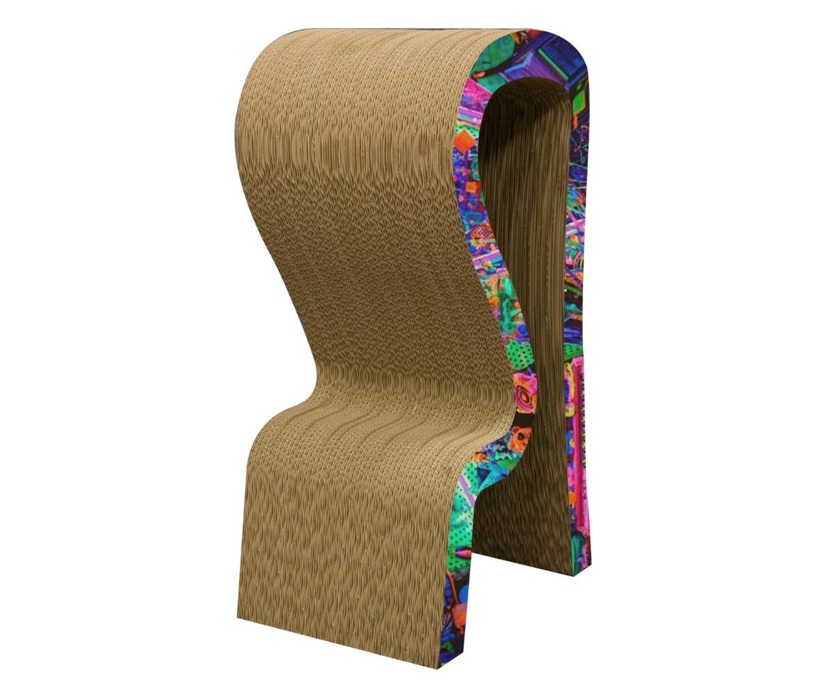 Beursmeubel Wave Barkruk Karton Holbox Shopdirect