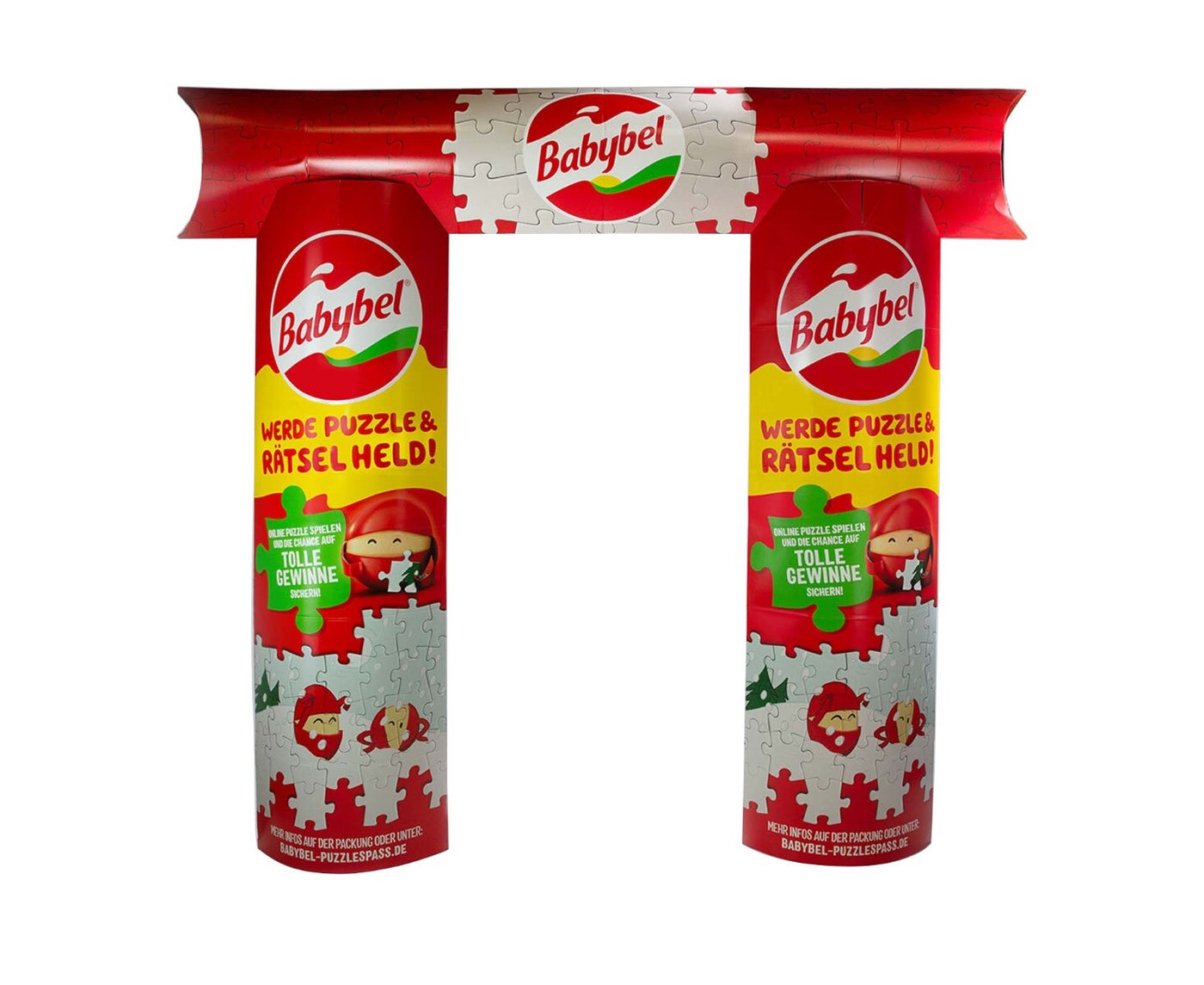 Kartonnen Ellipse zuilpoort 2460 x 2595 – voorkant