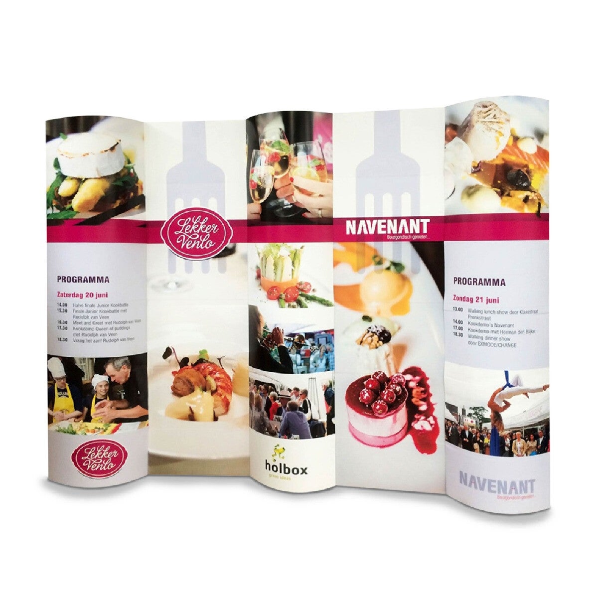 Zuilwand 5 delen promotie materiaal Karton Holbox Shopdirect