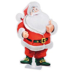 Kartonnen CONTOUR Kerstman | 163,4 cm hoog