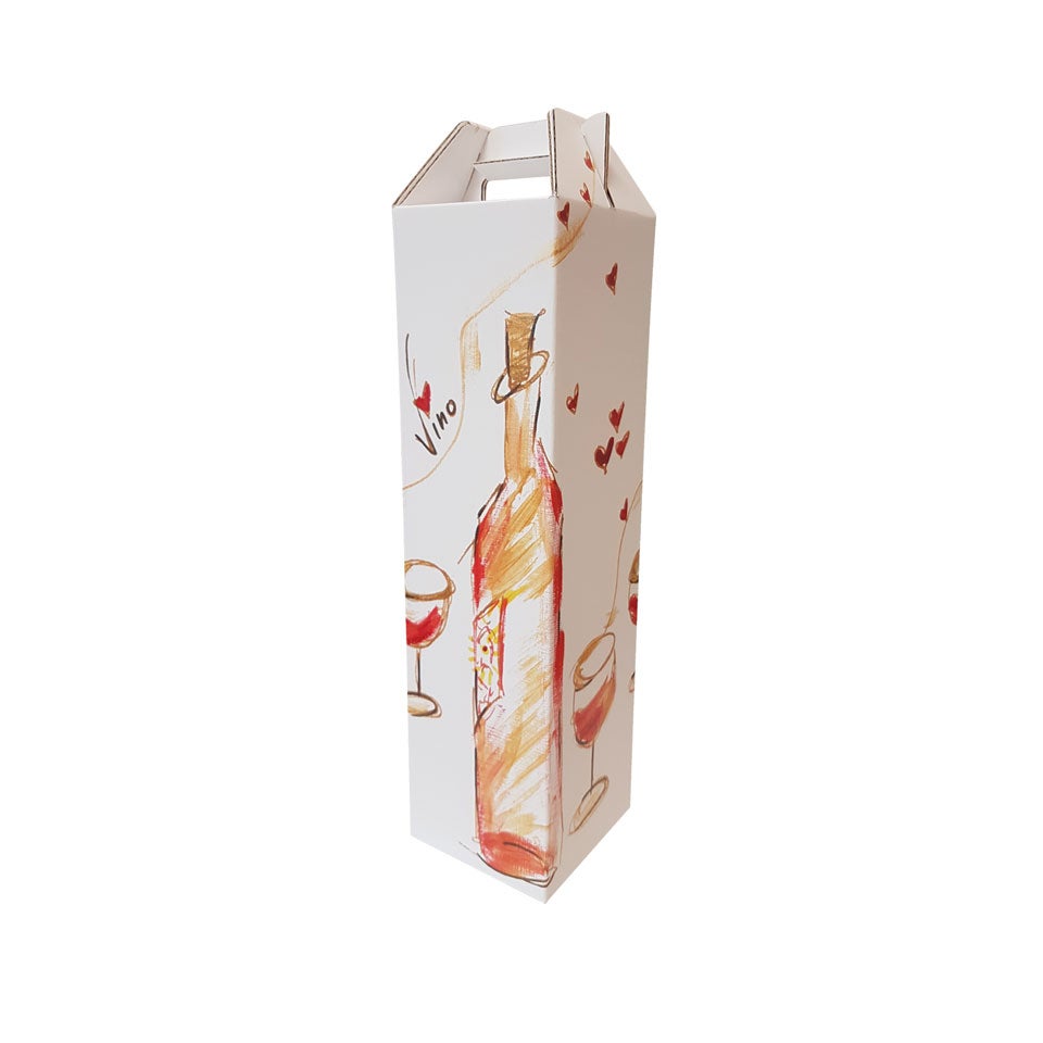 Wijnverpakking voor één fles