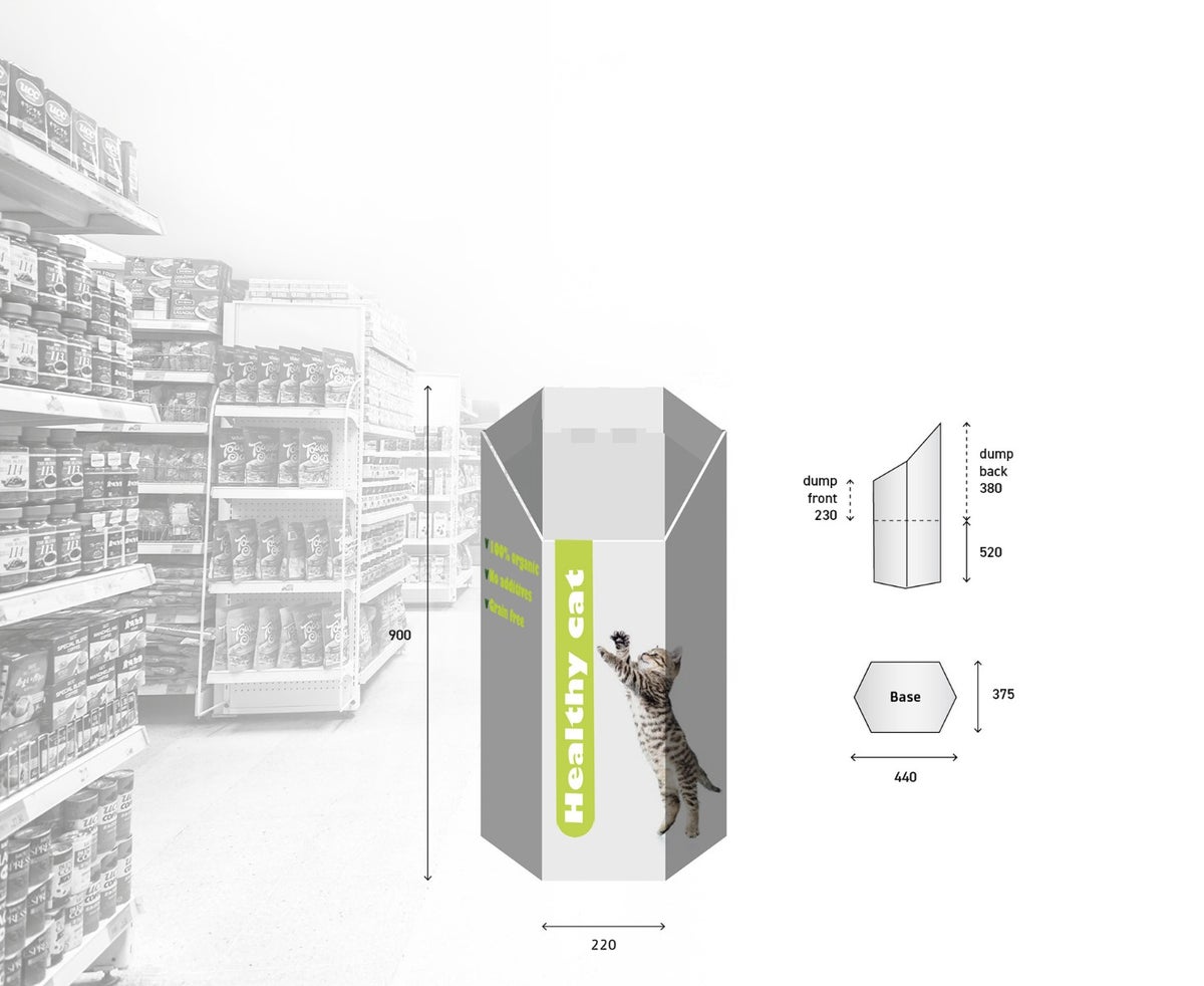 Dumpbin Zeshoek | eigen bedrukking Dumpbin Zeshoek | eigen bedrukking