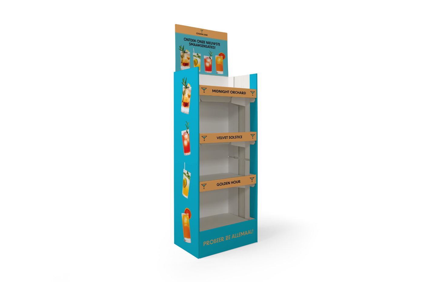 Foldable Shop kartonnen Display Foldable Shop kartonnen Display