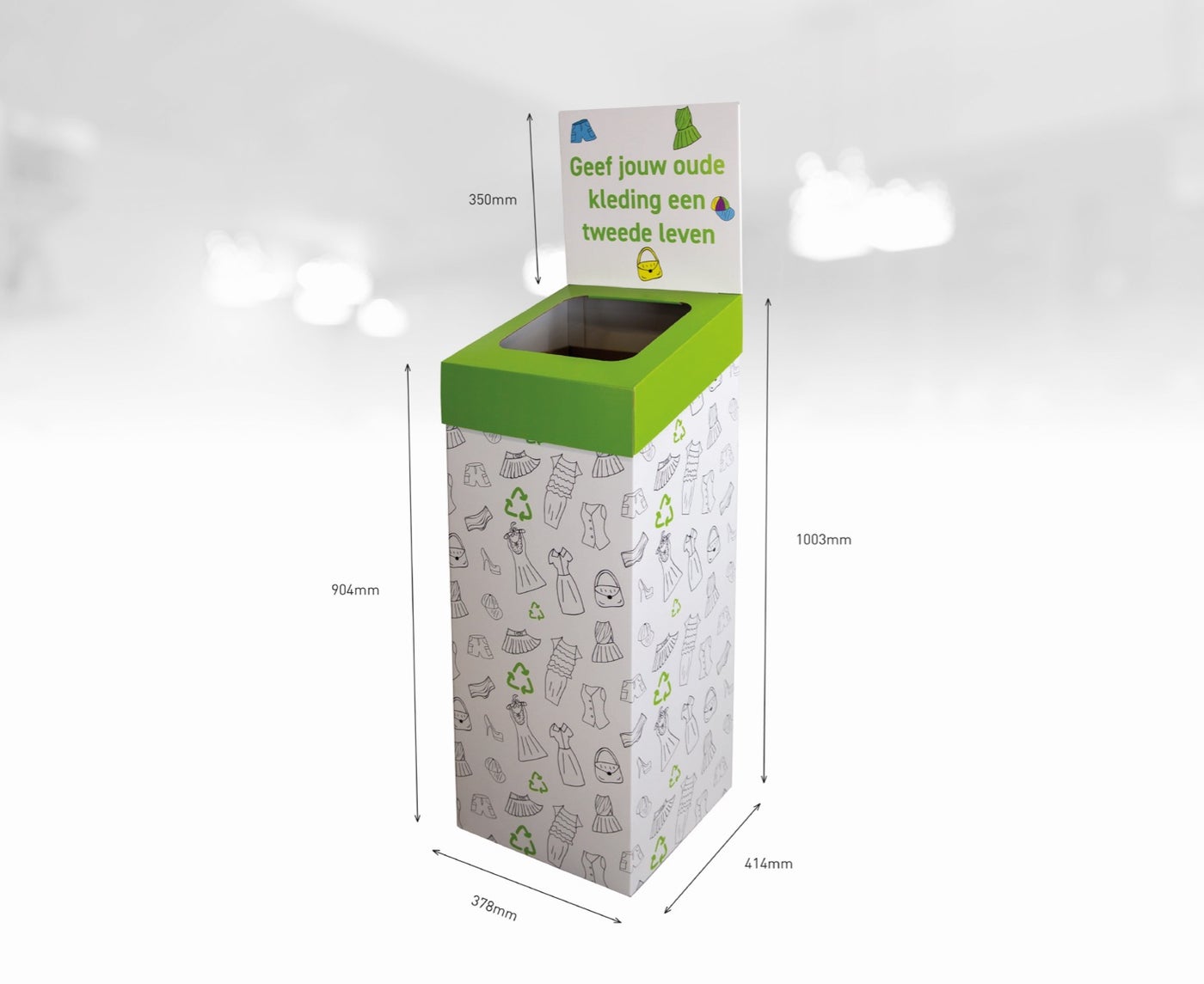 Kleding inzamel box Kleding inzamel box