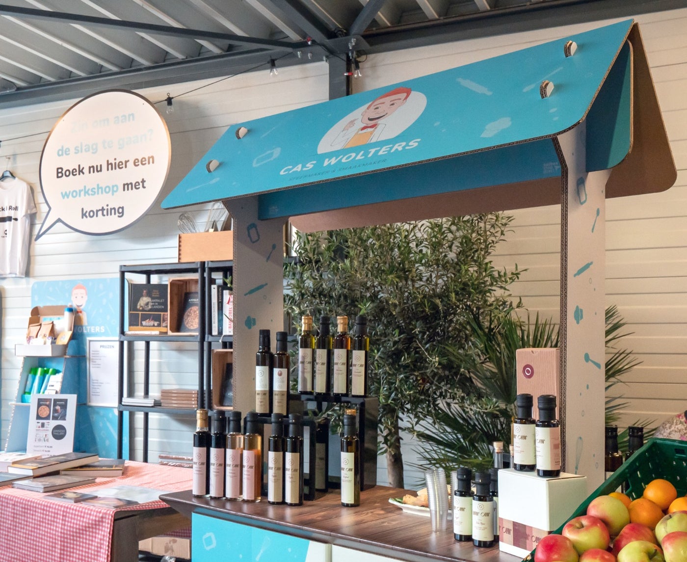 Marktkraam met luifel Marktkraam met luifel