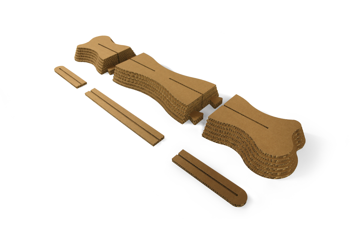 Organic Re-board Wand - voet en afdeklijst Organic Re-board Wand - voet en afdeklijst