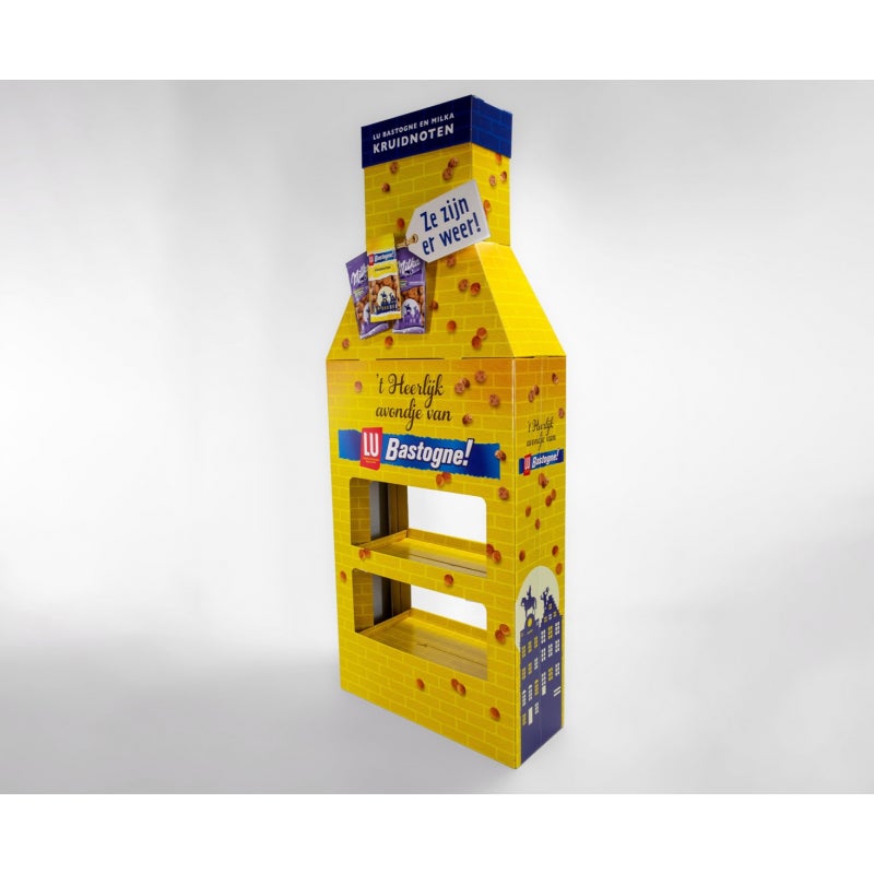Kartonnen vloerdisplay schoorsteen | Holbox Shop Direct