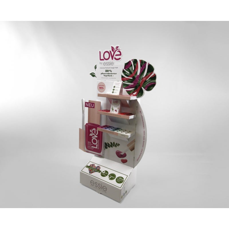 Kartonnen vloerdisplay Essie | Holbox Shop Direct